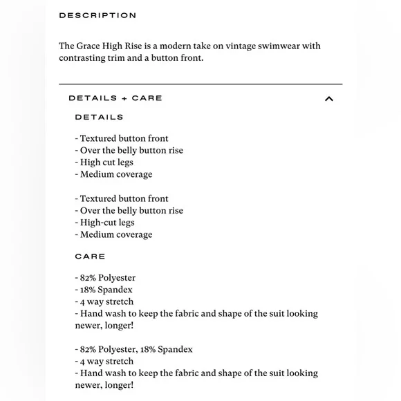 SAME Los Angeles - Two-Tone Button Bikini Set - Picture 7 of 7